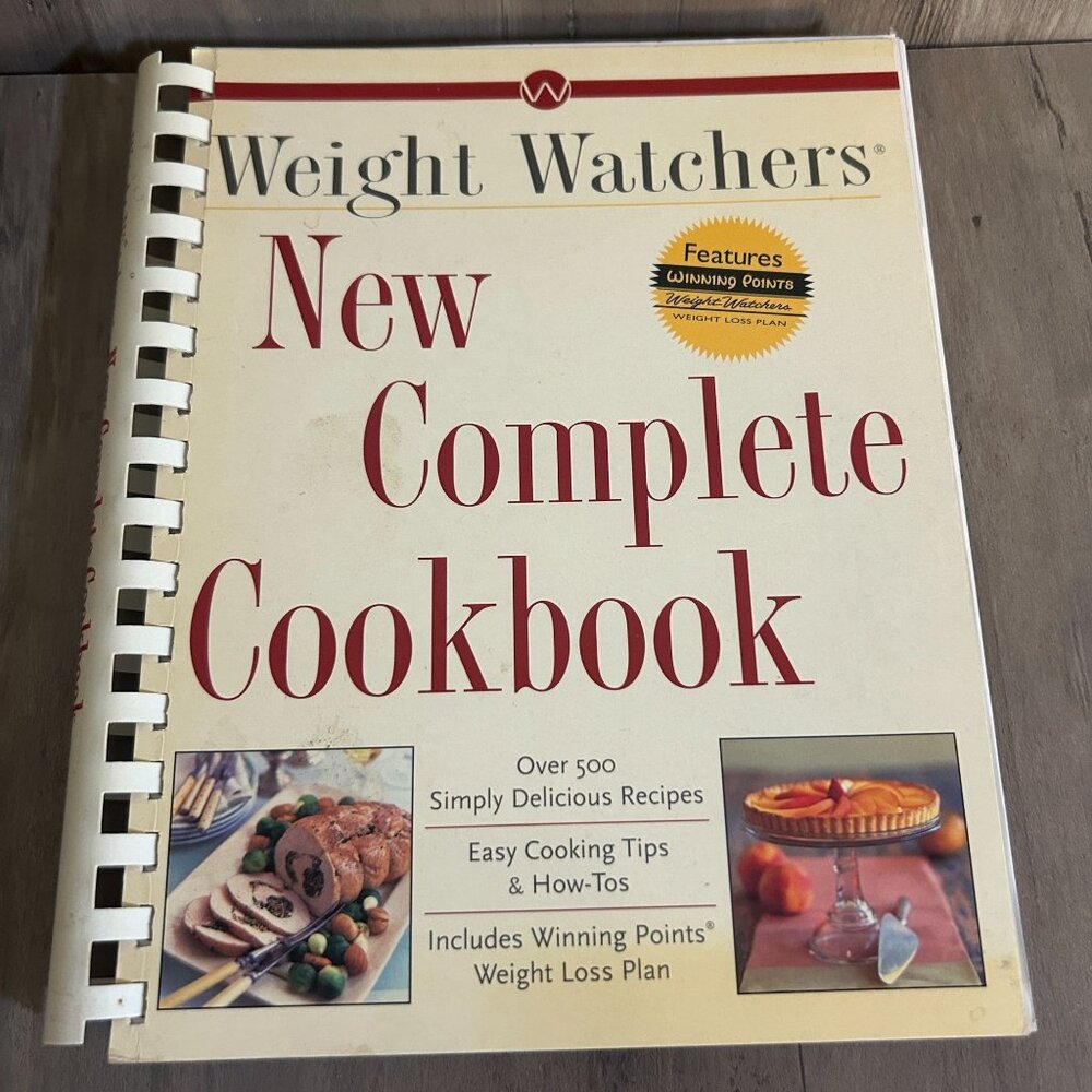 Weight Watchers New Complete Cookbook Spiral-Bound 1998 500+ Recipes Illustrated